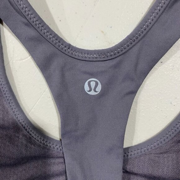 Lululemon Turbo Tank Top Dark Grey Size 2, XS (EUC) - Picture 4 of 10
